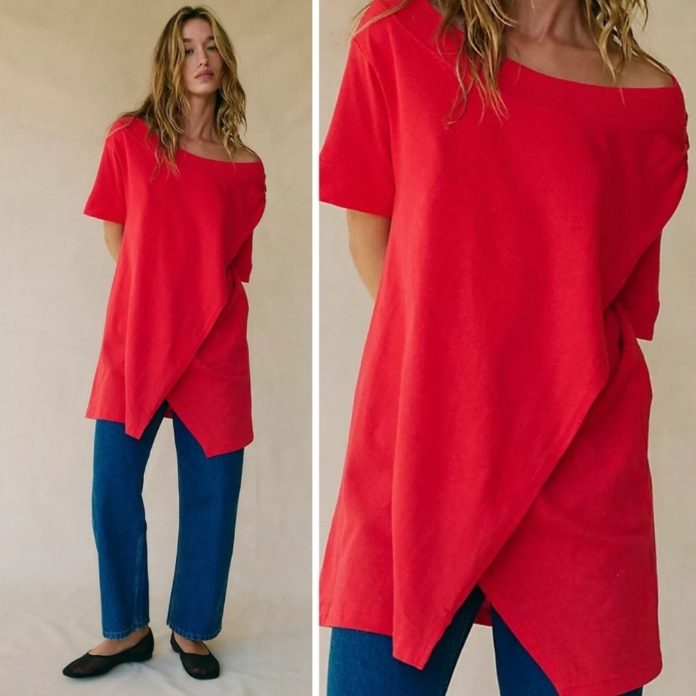 Free People Free-Est - Vixen Tunic in Atlas Red